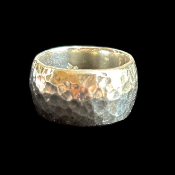 Vintage Silpada Hammered Silver Band - Picture 3 of 7